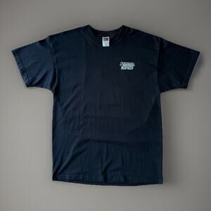 Vintage Animerica Staff Otaku Shirt XL Black Y2K Anime Manga Magazine Japan Art